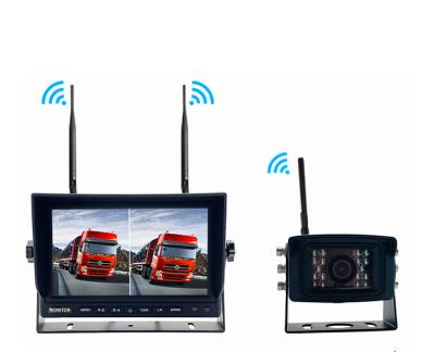 China All In One Wireless DVR Monitor System 7 Inch 1CH LCD Monitor Kit 2.4g Wifi Bus Truck Security CCTV Camera System for sale