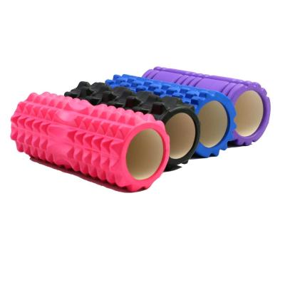 China High Quality Eco-friendly Material EVA Hollow Yoga Column Exercise Foam Roller For Muscle Massage for sale