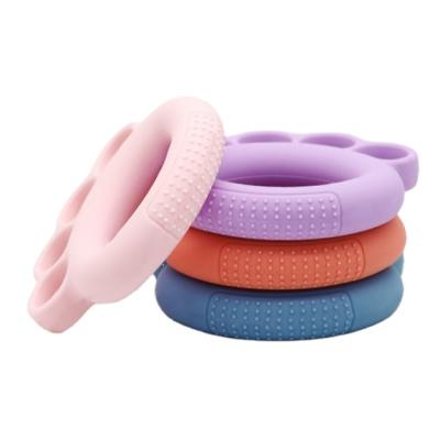 China Eco-Friendly Custom Gym Rubber Grip Silicone Grip Hand Rubber Grip Rings For Finger Exercise for sale