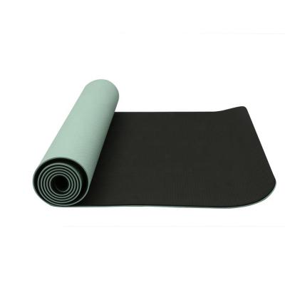 China Tape Maker Exercise Mat Anti-sweat Fitness Mat Double Layer Yoga Mat for sale