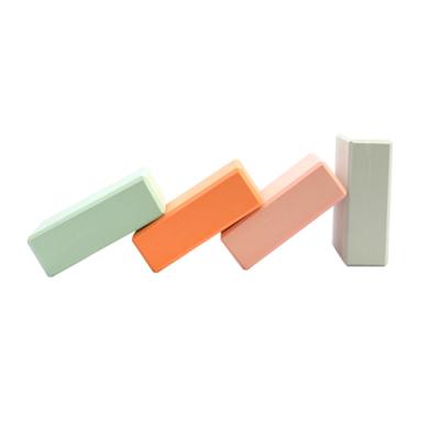 China Wholesale High Density High Density EVA Foam Yoga Block Set Colorful Yoga Brick For Fitness for sale