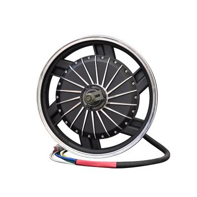 China Motorcycle Wheel YMMOTOR 17inch 2000W 260 DC 72V Brushless Gearless Electric Motor Hub Motor for sale