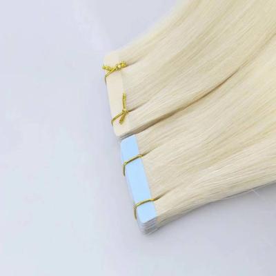 China 100% Virgin Factory Curly Double Curly Human Hair Wholesale Double Drawn Natural Curly Tape Remy Hair Extensions for sale