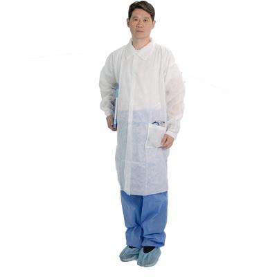 China High Quality Anti-Static Waterproof Blue Coat Lab Coat Unisex Lab Coat for sale