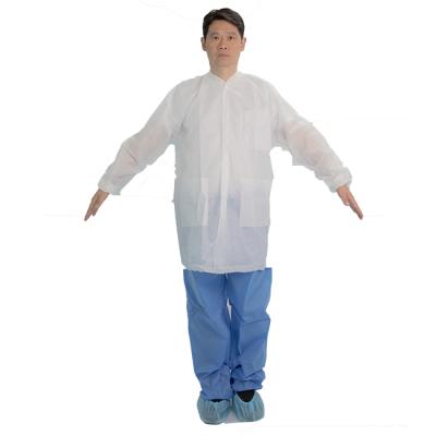 China High quality anti-static lab coats medical hospital lab coat design scrubs lab jacket for cleanroom uniform for sale