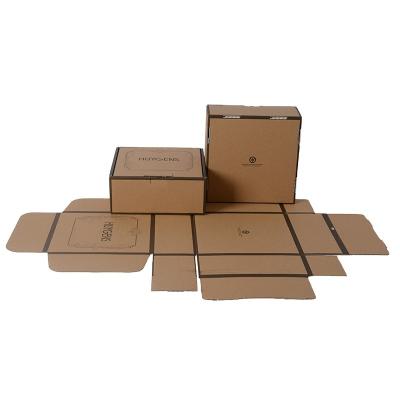 China Recycled Materials Wholesale Custom Clothing Fold Kraft Paper Box Packaging Corrugated Shipping Cardboard Biodegradable Mailer Box for sale