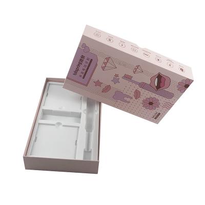 China Custom Color Printing Packaging Materials Box Cardboard Round Lid And Recycled Luxury Base Gift Box For Electric Toothbrush Package for sale