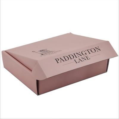 China Recycled Materials Custom Apparel Gift Boxes Packaging Craft Paper Box Foldable Cardboard Boxes For Apparel Packaging for sale