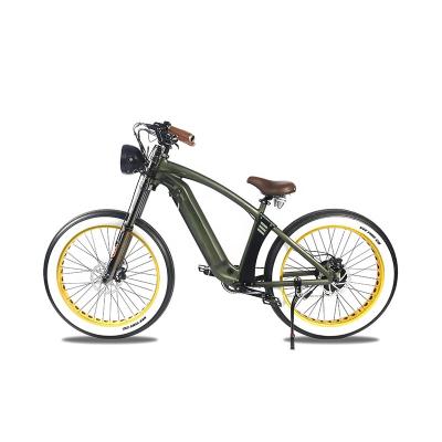 China 2021 luxury big power elettrica 26 inch sport cruiser style e-bike bici fat bike for sale