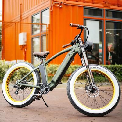 China 48v 1000w de bicicleta EL ctrica luxury electric bike beach fat tire ebike cruiser for sale