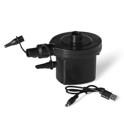 China 62130 Other Black Multiple Inflatable Ports Recharge Using USB Cord Electric Air Pump for sale