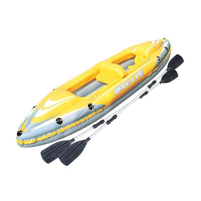 China Water Sports Area Bestway 65020 Fast Inflation Wave Line Set 2 Person Inflatable Kayak for sale