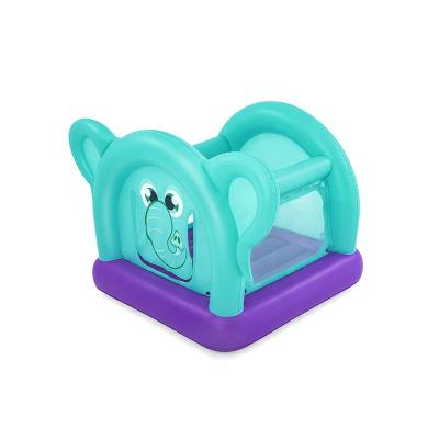 China Kids Play Center 52355 Indoor Cartoon Elephant Kids Play Center Kids Inflatable Bouncer for sale