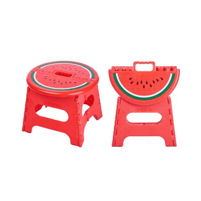 China Whotman WD2918 Modern Foldable Watermelon Baby Kids Plastic Watermelonfolding Step Stool for sale