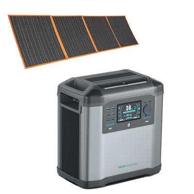 China Type C ODM Solar charging smart inverter outdoor 2000w energy power bank portable power station fast charge for sale