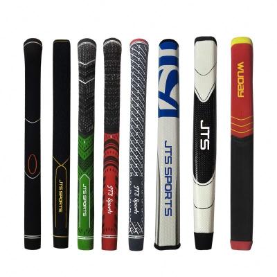 China Golf Club PU Leather Rubber Premium Rubber Grips With Customized Logo for sale