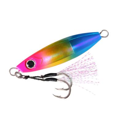 China Fishing Lures Isca Jig Artificial Fishing Lure 20g 30g 40g 60g 80g Slow Sinking Bait Metal Jig Flat Hard Lure Leurre De Peche Dropshipping Spinnerbait for sale