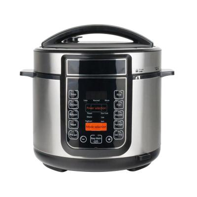 China Hotel Multifunction 6L Capacity Pressure Pot Cookers Large Capacity Rice Cookers Stainless Steel Body With One-touch Control for sale