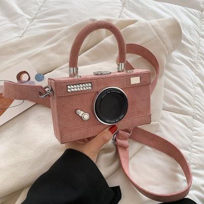 China Other Designer Clutch Bag For Women 2022 Fashionable Creative Ladies Cross - Body Suede Camera Bag Small Case for sale