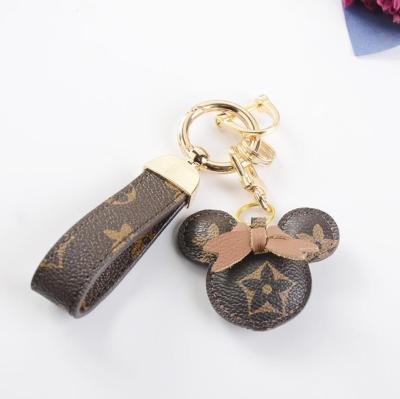 China 2021 New Key Chain Style Customization Premium Keychain For Cute Car Backpack Mickey Head Key Ring for sale