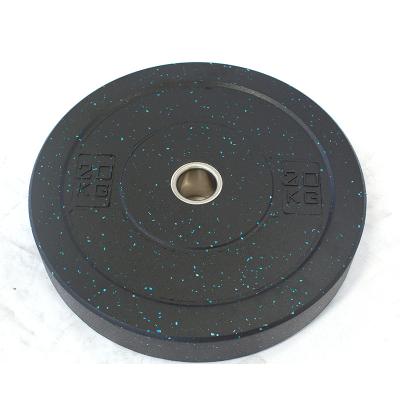 China Manufacture Black Universal Custom Weight Lfiting Rubber+stainless Steel Wholesale Black Bumper Plates for sale