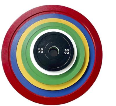 China Commercial Standard Use IPF Weightlifting Calibrated Steel Plate 5KG Calibrated Weight Plates for sale