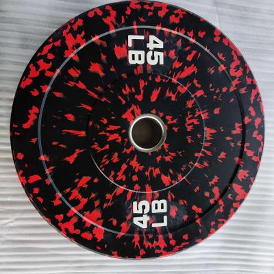 China Commercial Use Colored Bumper Plates Camouflage Bumper Plate for sale