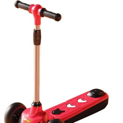 China Steel Tube Kids Electric Scooter Three-Wheel With Lithium Manganese Battery for sale