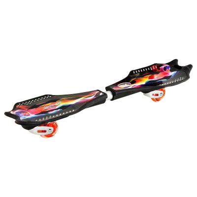 China Exported good quality Rocking skateboard Two wheels snake board Snake style skateboard Te koop