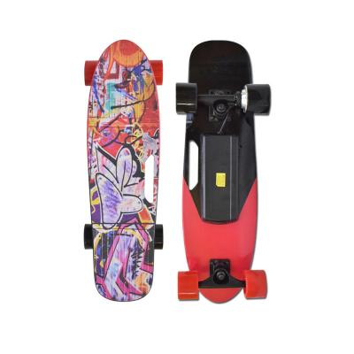 China Arrowy Racing Smart Electric Skateboard 15km/H Max Speed 8 Ply Mapel And Aluminium Material Te koop