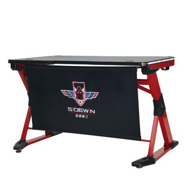 China Other Newly Designed Popular Adjustable Gaming Desk With LED Lights for sale