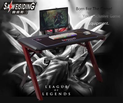 China Other Best Selling Table Desktop Computer Game Z Shaped Legs Customized Table for sale