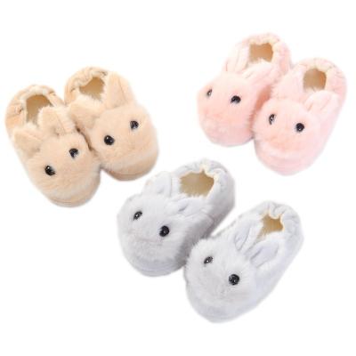 China Customized Cute Kawaii Rabbit Slippers Fluffy Cute Home Indoor Ladies Slippers 042 for sale