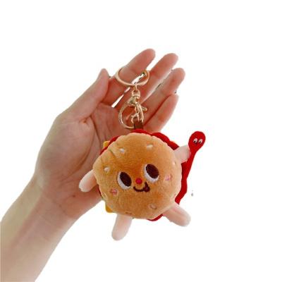 China Promotions/Gifts/Decoration Low MOQ custom plush keychain detachable character decoration custom pendant food plush doll gift for sale