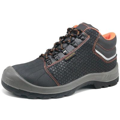 China Slip Resistant CE Steel Toe Oil Toe Puncture Proof Construction Site Protection Work Safety Shoes For Men for sale