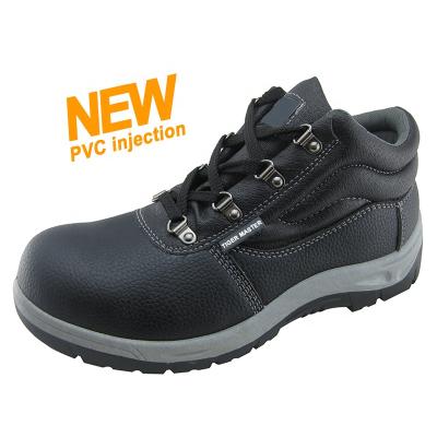 China Steel Toe Anti Slip Oil Resistant Prevent Puncture Steel Toe PVC Sole Cheap Price Safety Shoes Men for sale