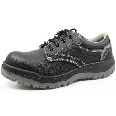 China Brand Steel Black MASTER Toe TIGER Toe Puncture Proof Construction Site Safety Leather Steel Work Shoes for sale