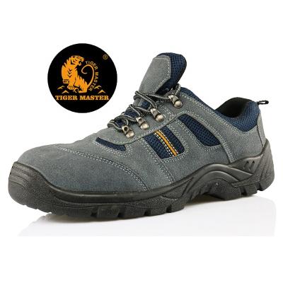 China Anti Oil Toe Puncture Anti Slip Suede Leather Work Shoes Heavy Duty Steel Toe Men Sport Safety Shoes for sale