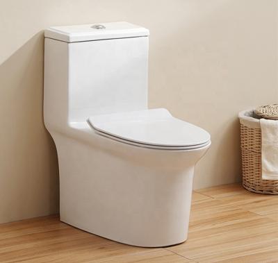 China Double-flush China Supplier Cheap Siphonic WC Floor Standing One Piece Toilets for sale