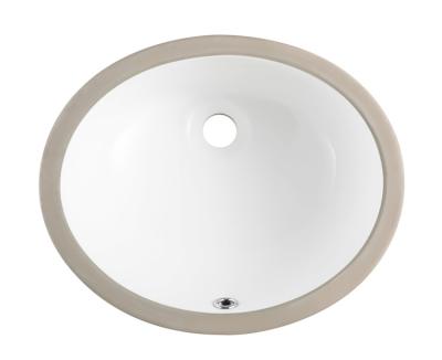 China Modern Round Designed Under Mount Ceramic Vanity Cabinet Bathroom Sink for sale