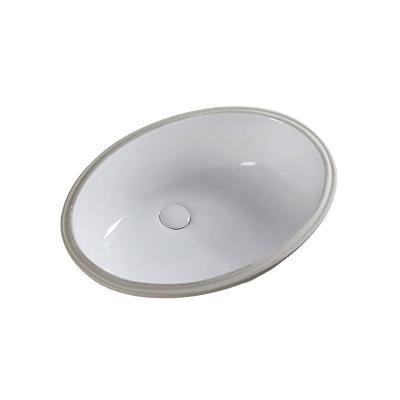 China Modern Luxury Ceramic Vanity Hand Wash Basins Oval American CUPC Certificate Undercounter Sinks for sale