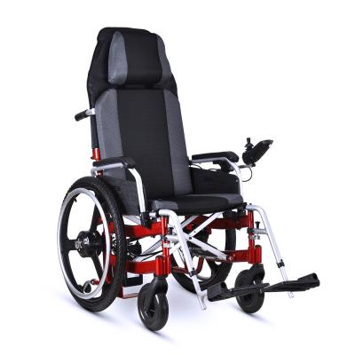 China Manual And Automatic Mode Conversion Walker Rollator Lightweight Foldable Electric Motor Driven Wheelchair Motorized Wheelchairs For Power Disabled Folding Wheelchairs for sale