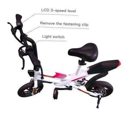 China Aluminum alloy the hottest and best electric bicycle with battery foldable removable riding voltage max range 40-60km for sale