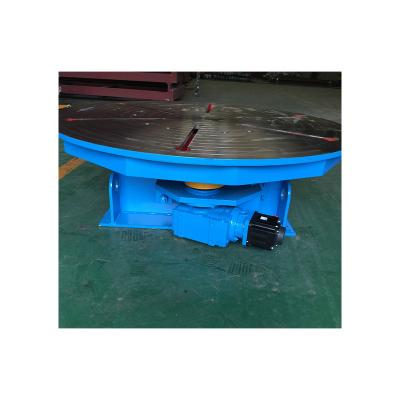 China Building Material Shops Best New Products Of 2023 Small Size 30000kg Blue Welding Positioner Turntable With High Quality Wholesale for sale