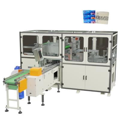 China OK-400C Type Box Tissue 3D Packing Facial Tissue Machine for sale