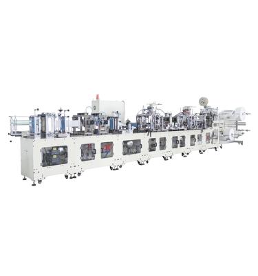 China OK-260A Fully Automatic Folded Type Ear Loop KN95 Mask Automatic Mask Production Line Machine Hotels OK-260A for sale