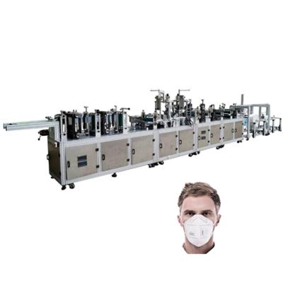 China Hotels CE Certification 10 Fast Delivery Fully Automatic N95 Face Mask Making Machine For Disposable Face Mask for sale