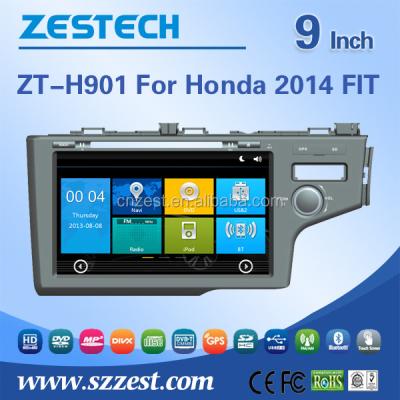 China Support winca car dvd for for HONDA 2014 FIT touch screen 2 auto din car radio audio player WITH DVR OBD DTV for sale