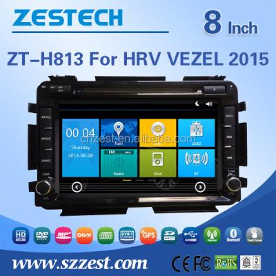 China 3g dongle car dvd gps for 2015 Honda HRV /VEZEL touch screen 2 din car audio radio player 2015 WITH DVR OBD DTV 3G wifi 8 inch for sale