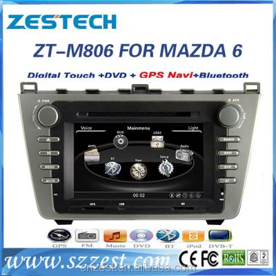 China V-10disc CDC memory for Mazda 6 2008-2012 car audio system accessories with gps navigation BT mp3 TV radio audio multimedia for sale